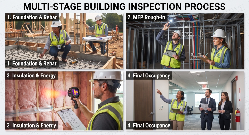 Building inspection process diagram