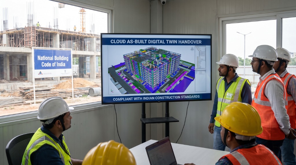 7D BIM spatial model visualization